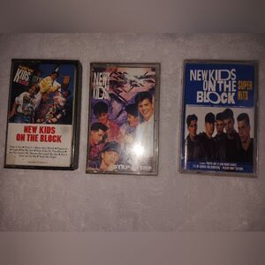 Vintage New Kids on The Block NKOTB Cassette Lot of 3 Pre-owned